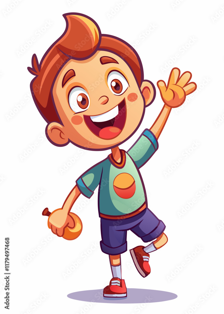 Happy young child with a big smile, holding a toy in hand. Cheerful kid playing with favorite toy, expressing joy and excitement in a fun and playful moment.
Happy young child with a big smile, holding a toy in hand. Cheerful kid playing with favorite toy, expressing joy and excitement in a fun and playful moment.