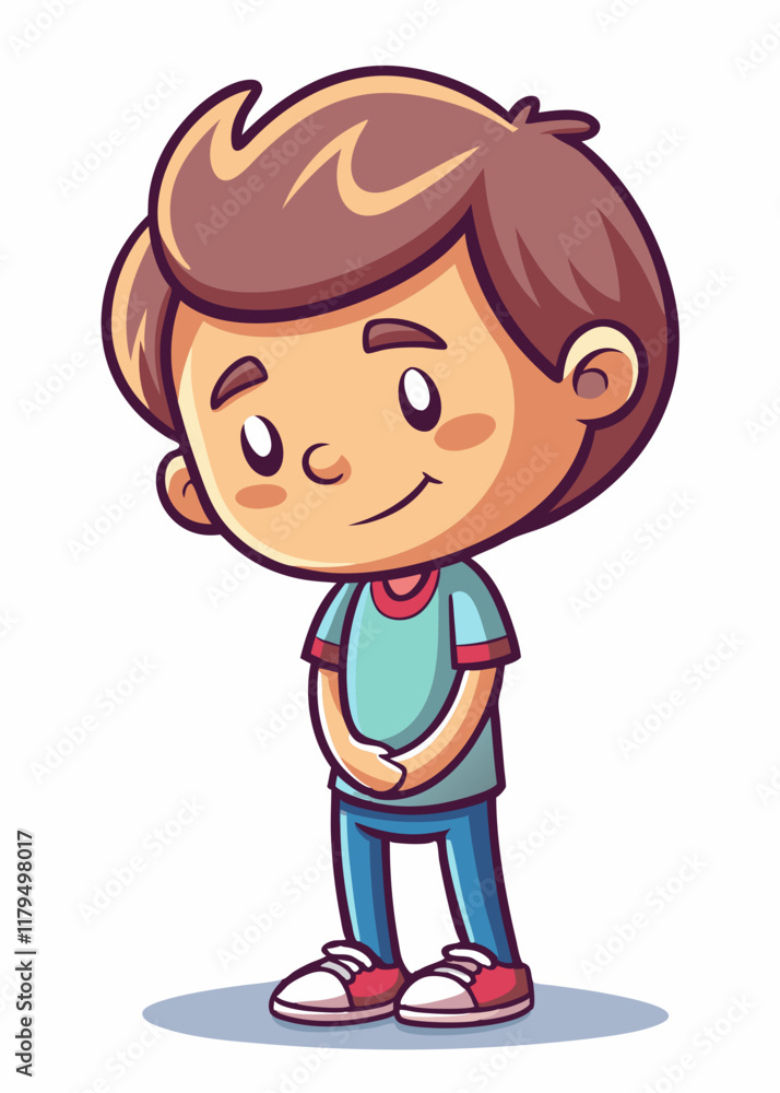 Shy child with hands behind back, looking down with a small bashful smile. Cute introverted kid feeling timid and reserved, expressing quiet confidence.
Shy child with hands behind back, looking down with a small bashful smile. Cute introverted kid feeling timid and reserved, expressing quiet confidence.