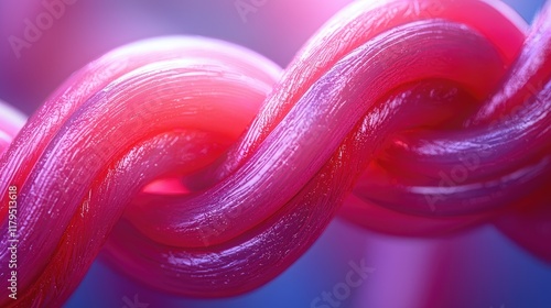 Wallpaper Mural Abstract Pink and Red Swirls: A Dynamic Fluid Art Background Texture Torontodigital.ca