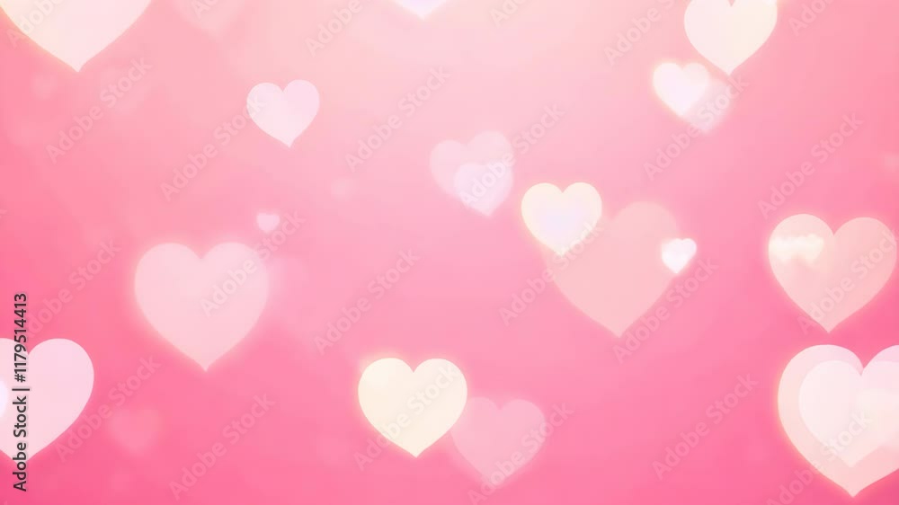 Soft pink background with bokeh floating hearts. Dreamy romantic ambiance, love confession design. magical Valentine's Day, wedding celebration. Affection, joy. Blank empty space for text backdrop. Soft pink background with bokeh floating hearts. Dreamy romantic ambiance, love confession design. magical Valentine's Day, wedding celebration. Affection, joy. Blank empty space for text backdrop.