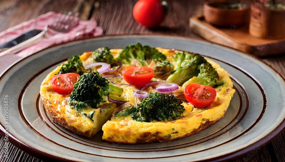 Delicious Broccoli Tomato Frittata Healthy Breakfast Recipe Delicious Broccoli Tomato Frittata Healthy Breakfast Recipe