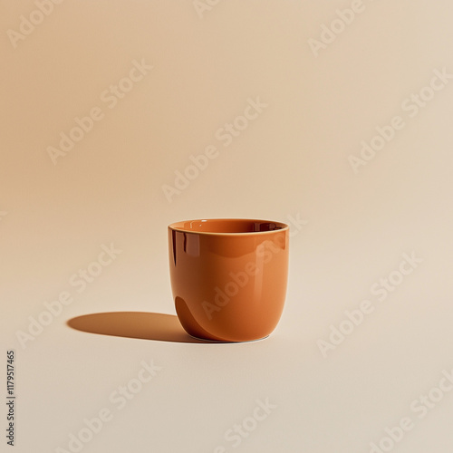 Close-up of a sleek brown c...