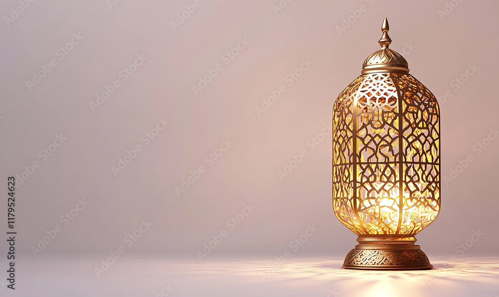 Arabic lantern with empty space for design text and gift greeting of Ramadan Kareem,Eid Mubarak, Aidil Fitri decorations background Arabic lantern with empty space for design text and gift greeting of Ramadan Kareem,Eid Mubarak, Aidil Fitri decorations background