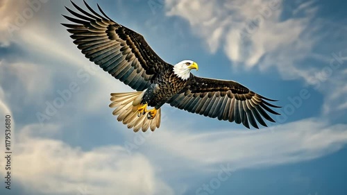 The Majestic Eagle in Flight