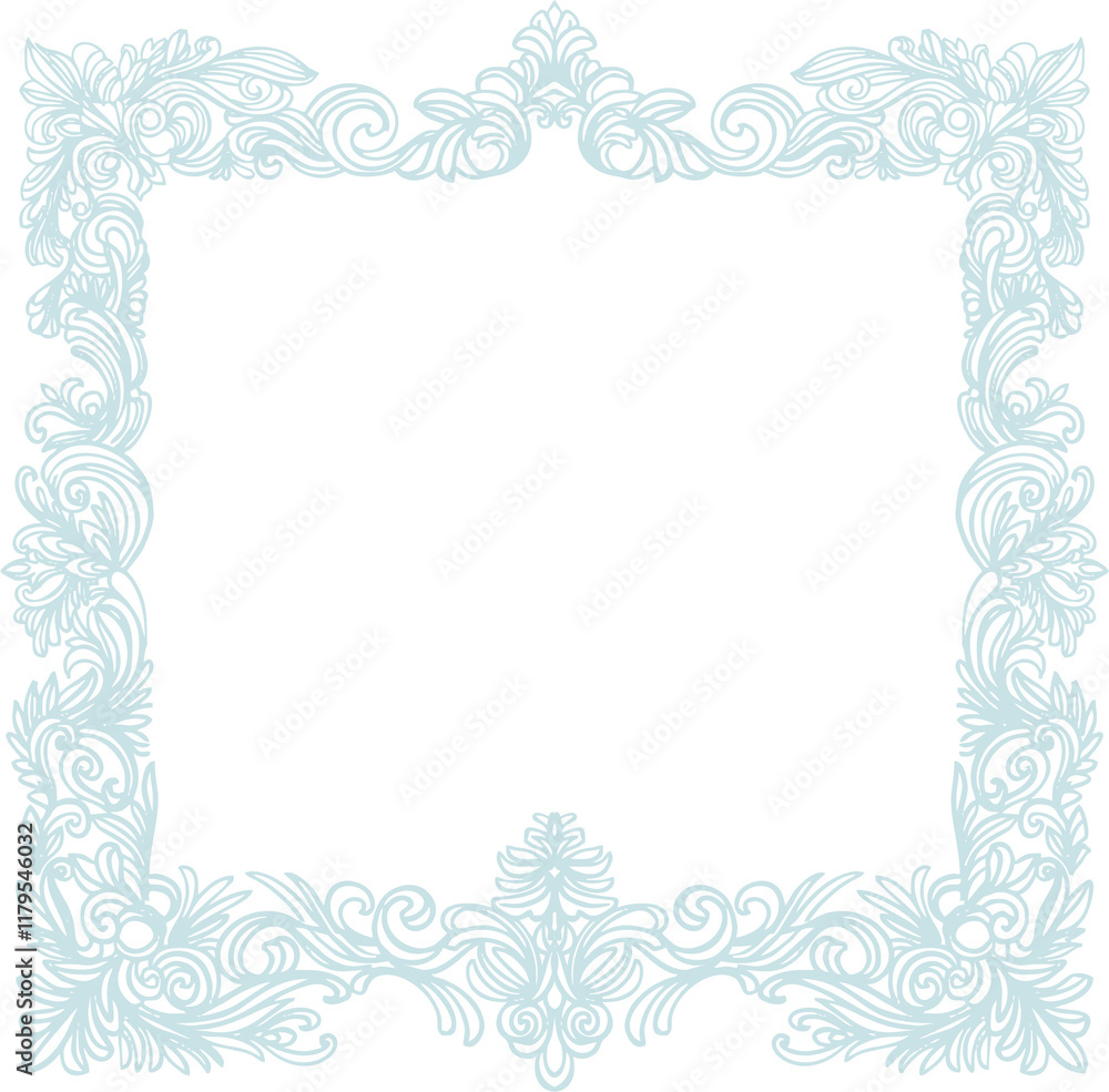 Happy New Year, Merry Christmas - light ornate frames imitating frost patterns on the windows. Monochrome (png) digital illustration in a flat style on a transparent background. Happy New Year, Merry Christmas - light ornate frames imitating frost patterns on the windows. Monochrome (png) digital illustration in a flat style on a transparent background.