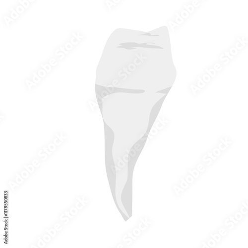 Human teeth vector