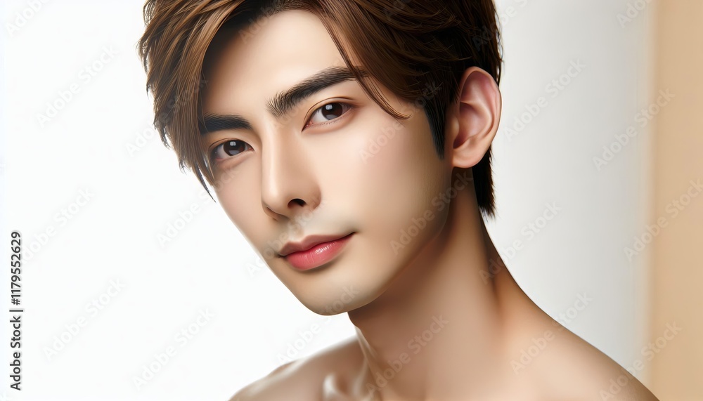 Fototapeta premium นางแบบ,นายแบบ,เอเชีย,แซมพู,ผมสวย,ผมยาว,หล่อ,สวย,เกาหลี,ญี่ปุ่น,ไต้หวัน,ไทย,ฮองกง