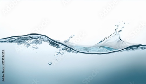 水面を横から見たところ（Side view of the water surface）
