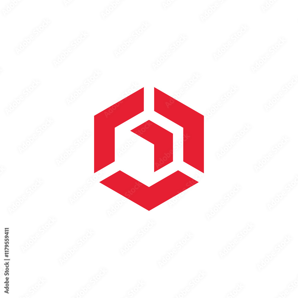 Abstract Hexagon Geometric Logo design vector template Abstract Hexagon Geometric Logo design vector template