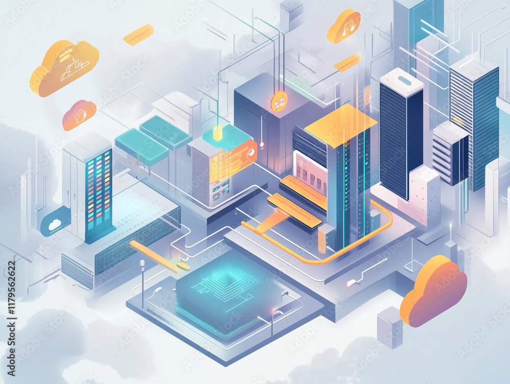 A computer cloud technology