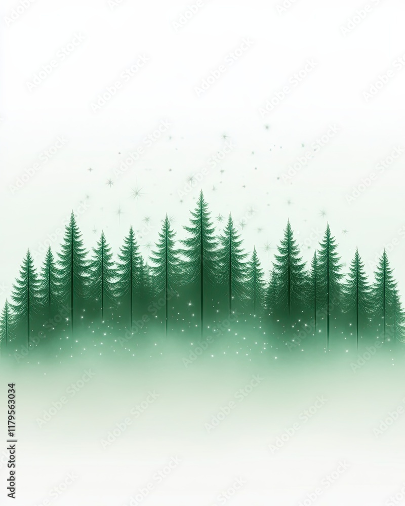 Obraz premium Taurus Earth Serenity. 2nd zodiac sign. Minimalistic Taurus constellation with soft green gradients, perfect for a calming aesthetic.