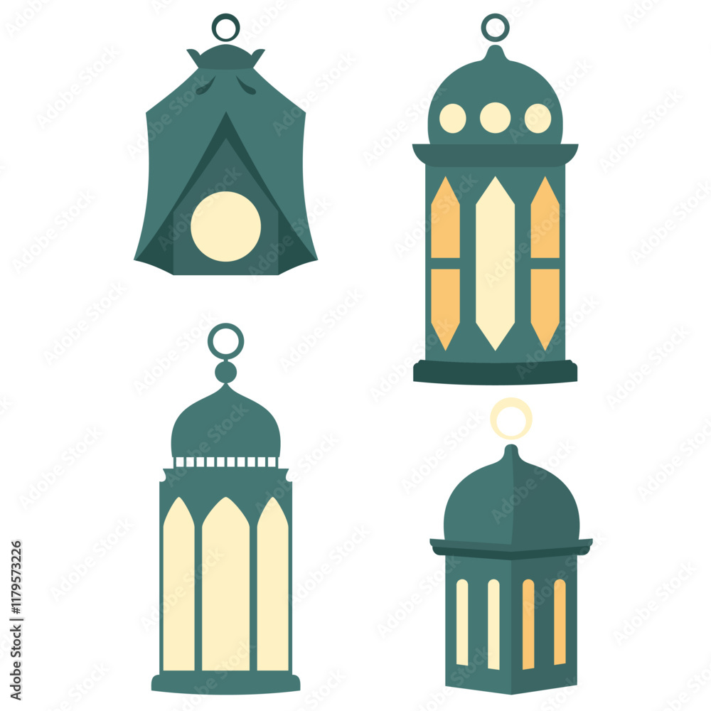 islamic icon lantern islamic icon lantern