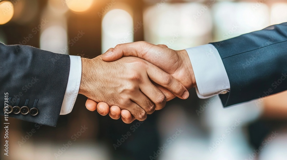 A Firm Handshake: Symbol of Trust and Partnership in Business A Firm Handshake: Symbol of Trust and Partnership in Business