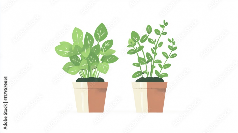 Potted Greenery: A Touch of Nature for Modern Homes Potted Greenery: A Touch of Nature for Modern Homes