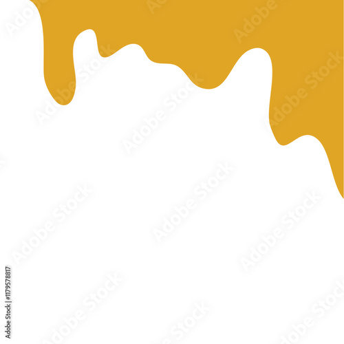 Cheese liquid drop border