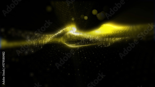 Abstraction of virtual waves that excite the imagination, immersing the mind in a unique creative atmosphere.
