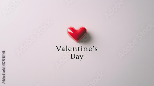 Valentine’s Day Roses and Petals on White Background With Romantic Feel