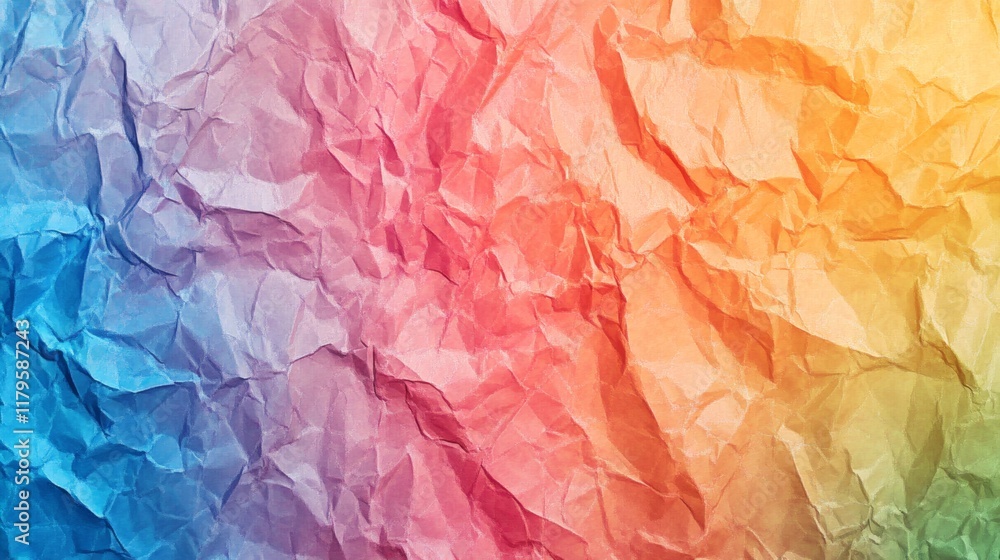 Fototapeta premium glued wrinkled paper background concept