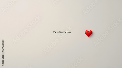 Valentine’s Day Roses and Petals on White Background With Romantic Feel