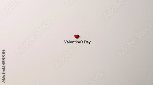 Valentine’s Day Roses and Petals on White Background With Romantic Feel