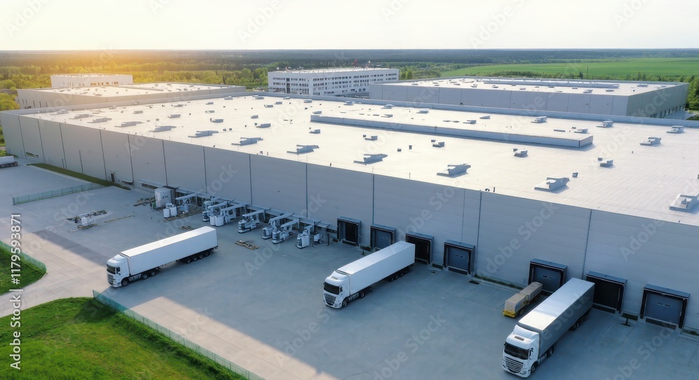 Obraz premium High-Tech Manufacturing Facility.