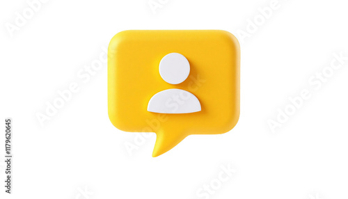 Profile account plus symbol add new user icon on isolated background. Create people friend social media community group, minimal cartoon style, cute smooth, 3d rendering illustration