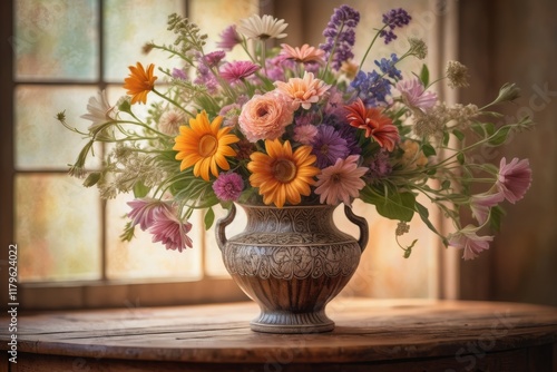 Wallpaper Mural flowers in vase Torontodigital.ca