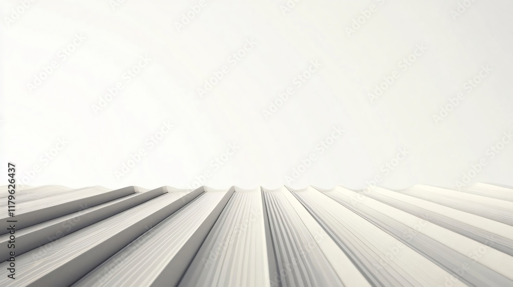 Obraz premium Open Book Pages: Stacked White Books on a White Background