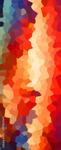 abstract background with triangles