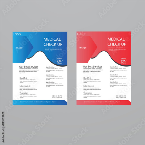 medical flyer design
