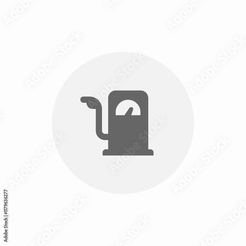 petrol station icon sign vector