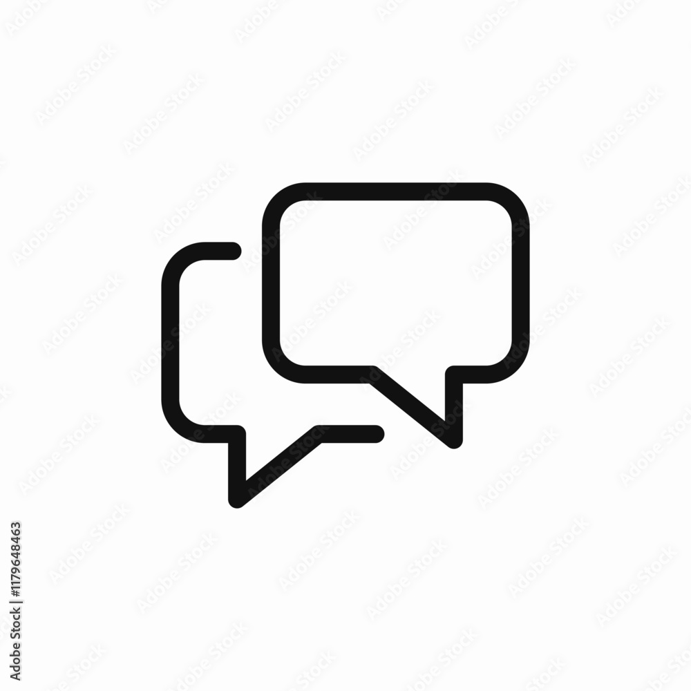 chat message icon sign vector chat message icon sign vector