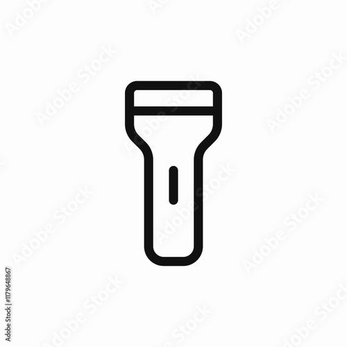 flash light icon sign vector