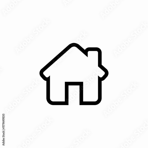 home page icon sign vector