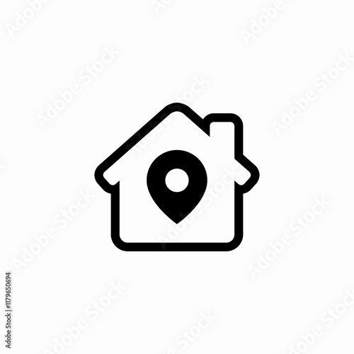 house place icon sign vector