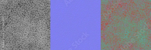 Wallpaper Mural Voronoi detailed sophisticated seamless tiled texture height map normal map RGB mask AO map Torontodigital.ca