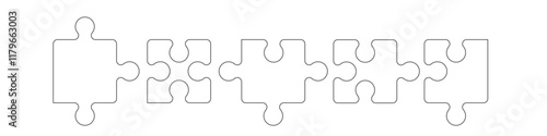 Puzzle Band Banner Hintergrund