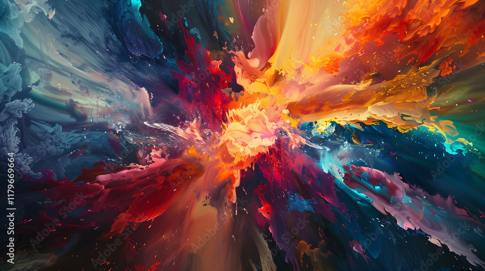 custom made wallpaper toronto digitalVividly Intense Scene: A Captivating Visual Symphony of Colors and Motion Evoking Strong Emotions and Reactions