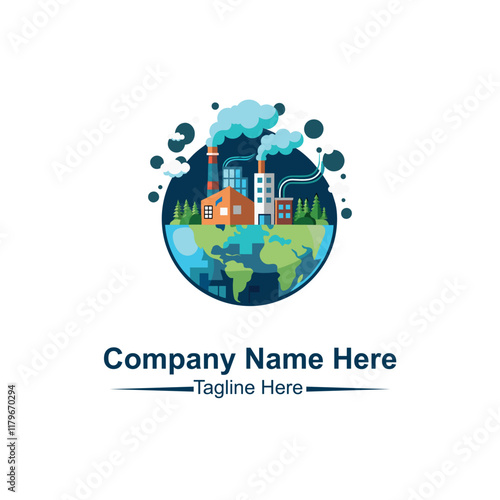 Earth Pollution Logo