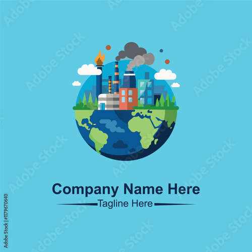 Earth Pollution Logo