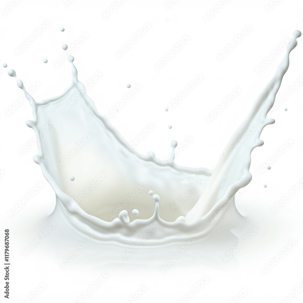 smooth milk splash with soft arcs and droplets on a white background. Free text space makes it ideal for dairy branding, baby food ads, or culinary projects. smooth milk splash with soft arcs and droplets on a white background. Free text space makes it ideal for dairy branding, baby food ads, or culinary projects.