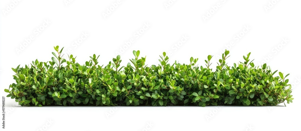 Boxwood Buxus foliage isolated on white background ideal for design with space for text and branding applications Boxwood Buxus foliage isolated on white background ideal for design with space for text and branding applications
