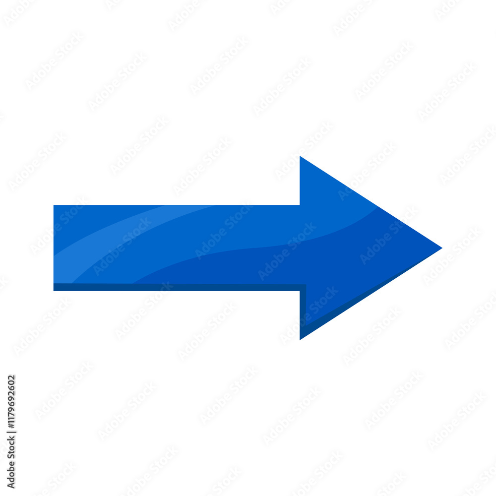 blue arrow sign, direction icon symbol blue arrow sign, direction icon symbol