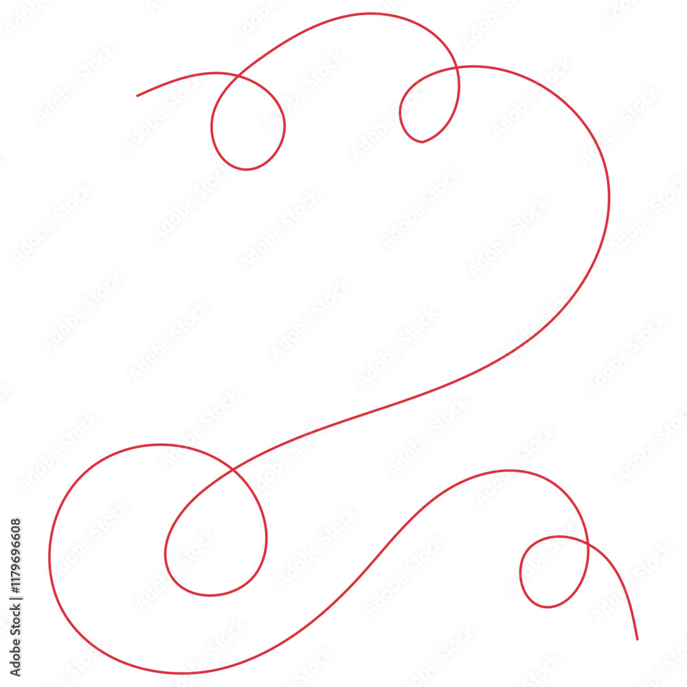 Red Thread Winding Red Thread Winding