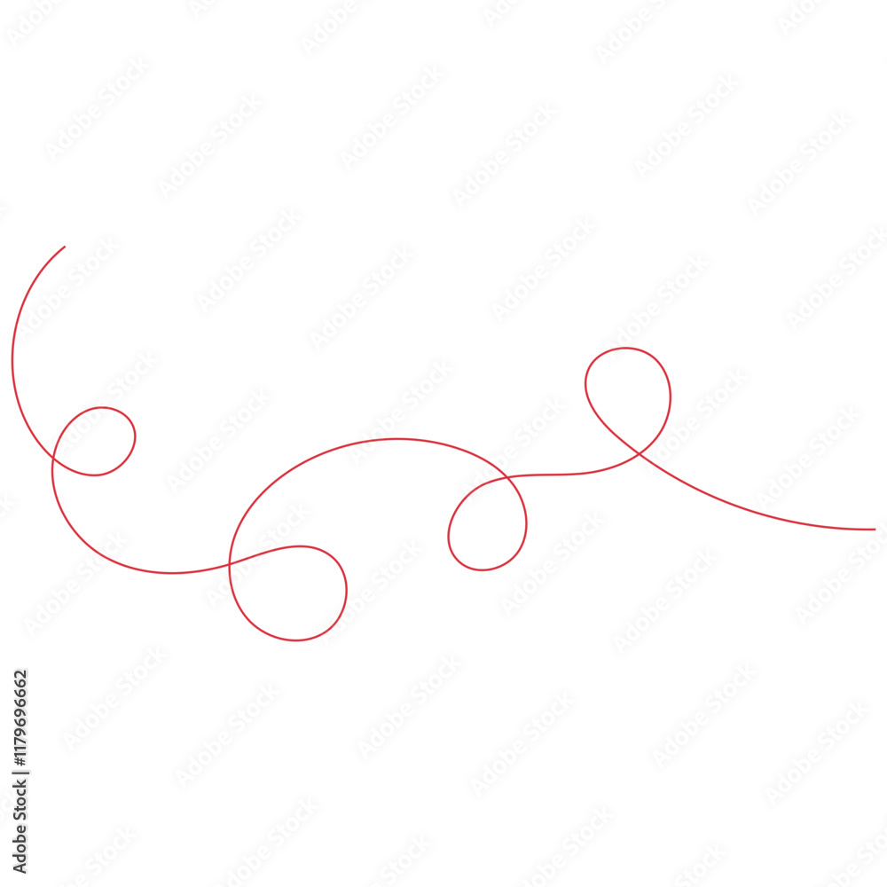 Red Thread Winding Red Thread Winding