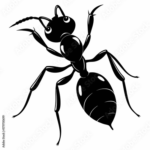 Ant Black silhouette