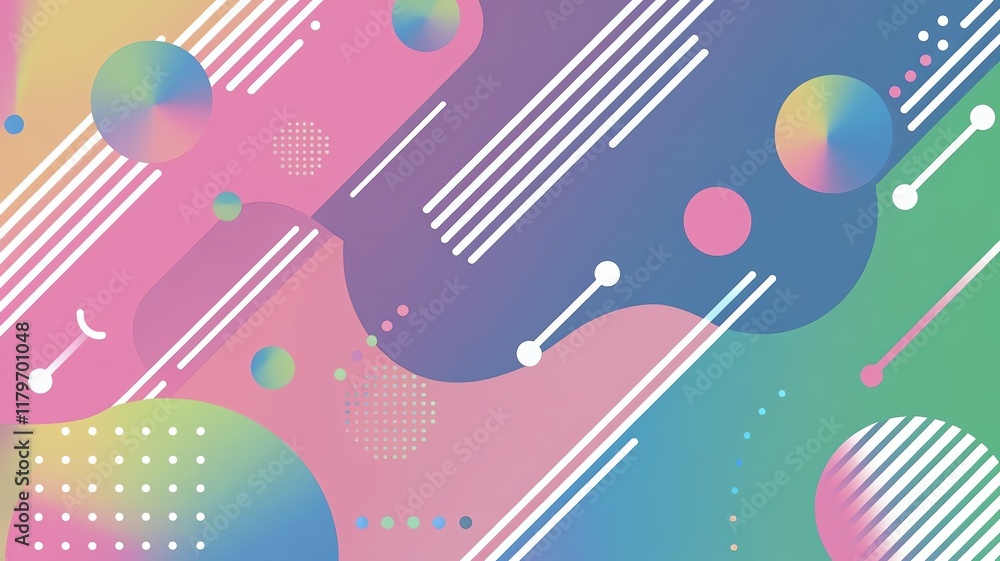 Vibrant abstract design featuring colorful shapes and dynamic patterns in a modern artistic style suitable for backgrounds Vibrant abstract design featuring colorful shapes and dynamic patterns in a modern artistic style suitable for backgrounds