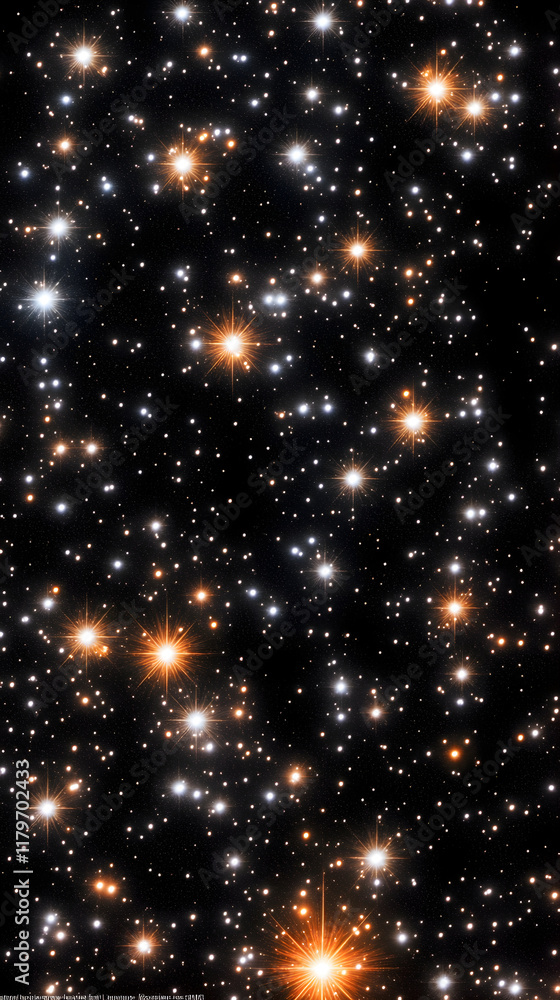 Obraz premium Endless Universe: A Starry Night Illustrating Infinite Possibilities