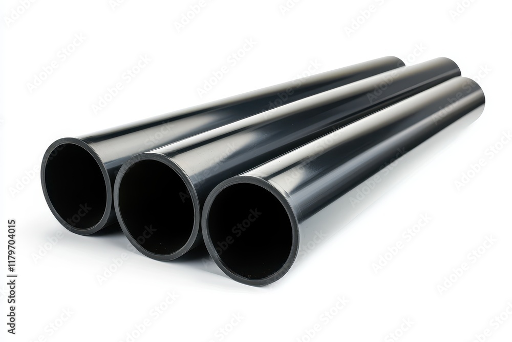 Fototapeta premium Underground PVC sewer pipe