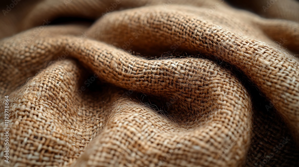 Fototapeta premium Faded Burlap Texture Rustic Background